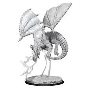 Image of Dungeons & Dragons Nolzur's Marvelous Unpainted Miniature - Young Blue Dragon
