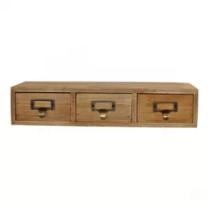Image of 3 Drawer Single Level Small Storage Unit, Trinket Drawers