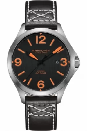 Image of Mens Hamilton Khaki Aviation Air Race Automatic Watch H76535731