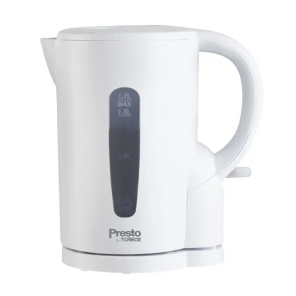 Image of Tower Presto 2200W 1.7 Litre Electric Kettle - White