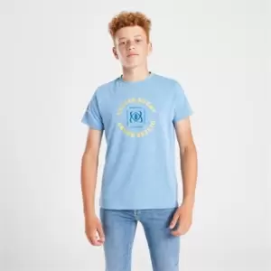 Image of Kukri Ulster Graphic T-Shirt Junior - Steel Blue Marl