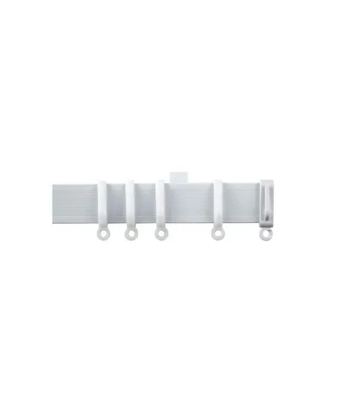 Image of New Edge Blinds White Aluminium Curtain Track 95cm White
