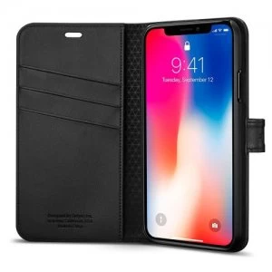 Image of Spigen SGP Wallet S Case for iPhone X - Black