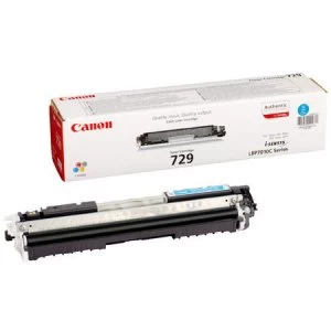 Image of Canon 729 Cyan Laser Toner Ink Cartridge