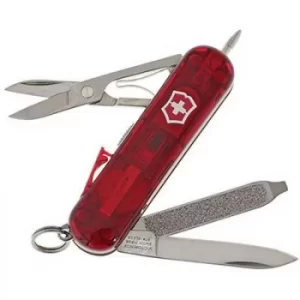 Image of Victorinox Signature Lite 0.6226.T Swiss army knife No. of functions 7 Red (transparent)