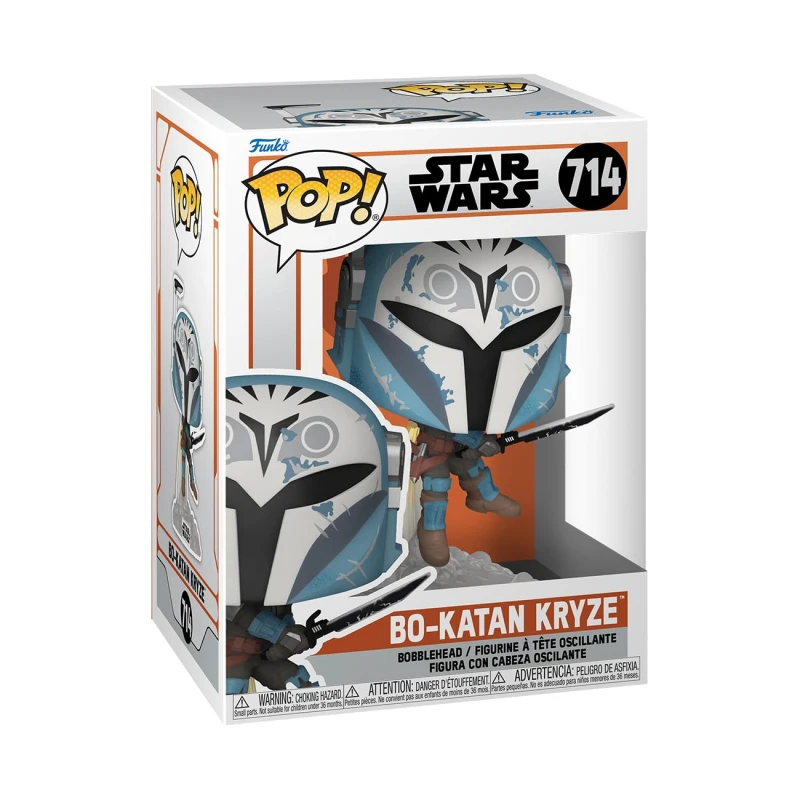 Image of Funko Pop! Star Wars The Mandalorian Bo Katan With Darksaber? and Jet Pack Multi unisex