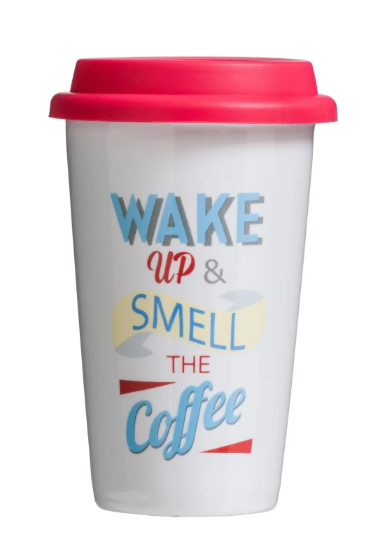 Image of Premier Housewares Kami Wake Up Travel Mug Multi