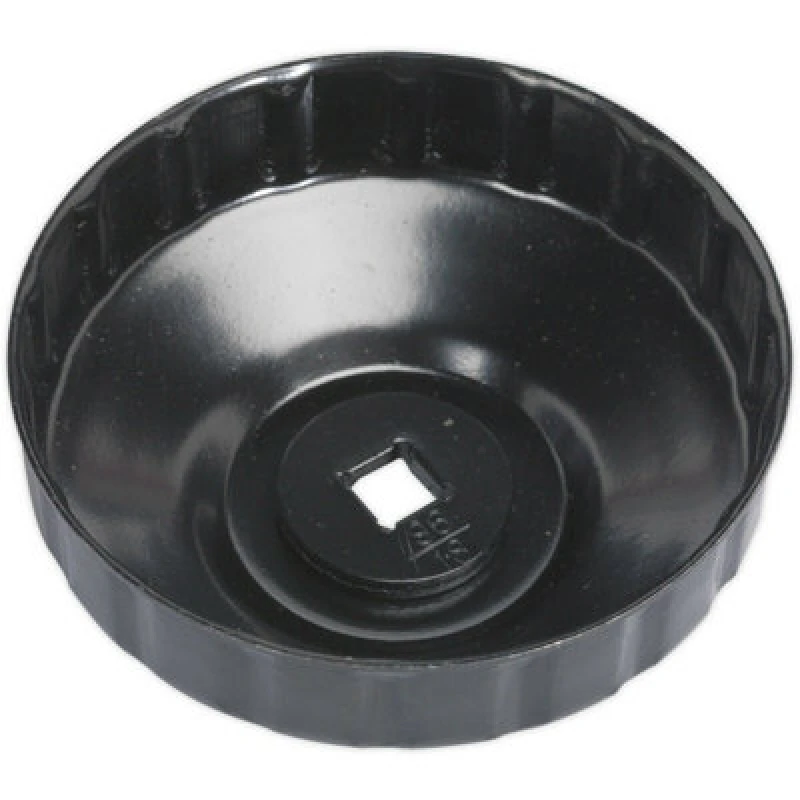 Image of Loops 96mm Oil Filter Cap Wrench - 18 Flutes - 3/8" Sq Drive - Low Profile Design Multi