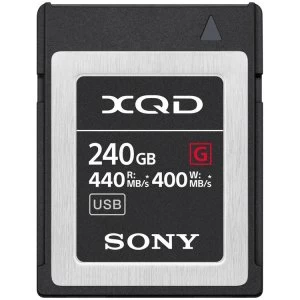 Image of Sony 240GB 440MB/s XQD G Series Memory Card - QD-G240F