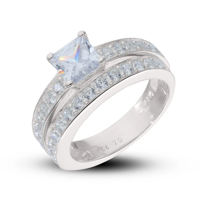 Image of Be You Sterling Silver CZ Ring Silver female J