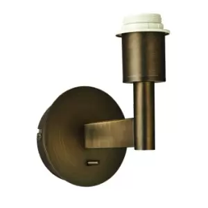 Image of Gallery Interiors Owen Wall Light / Matt Nickel / Small