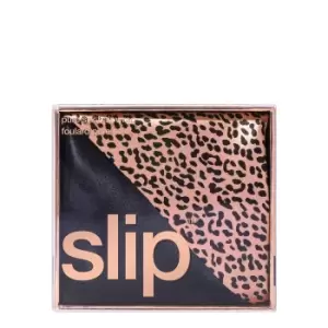 Image of SLIP Slip Pure Silk Hair Wrap - Wild Leopard