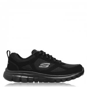 Image of Skechers Flex Agoura Mens Trainers - Black/Gold