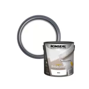 Image of Ronseal 3 in 1 Basecoat White 2.5 Litre