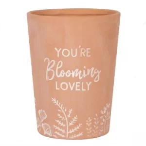 Image of You're Blooming Lovely Terracotta Plant Pot