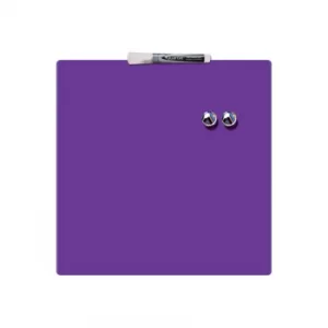 Image of Quartet Magnetic Drywipe Board Square Tile 360X360MM Purple