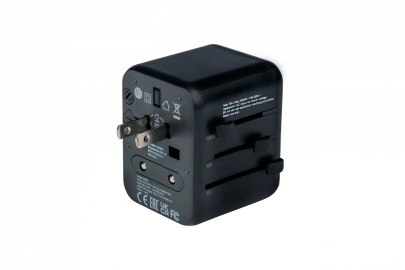 Image of Verbatim Universal Travel Adapter with 2 x USB-A ports