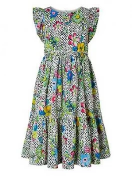 Image of Monsoon Girls Azalea Floral Midi Dress - Multi