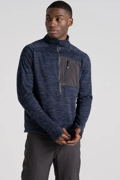 Image of Recycled 'Tarbert' Half Zip Fleece