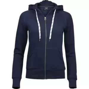 Image of Tee Jays Womens/Ladies Fashion Zip Hoodie (L) (Navy)