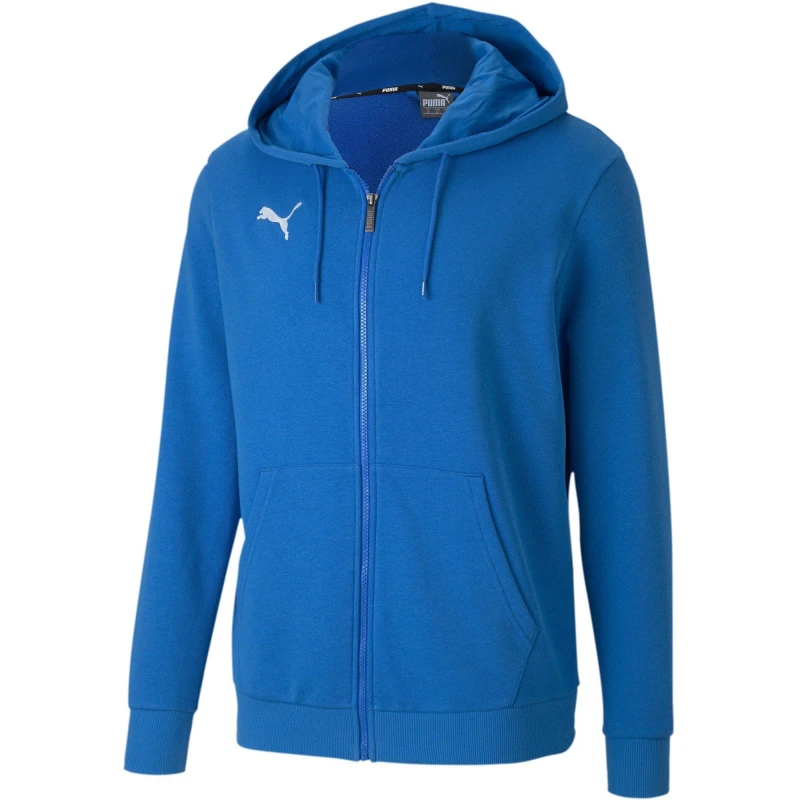 Image of Puma Mens Teamgoal 23 Casuals Zip Hoodie Elec/Blu/Lem male S