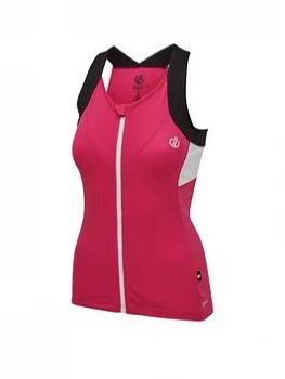 Image of Dare 2b Womens Regale Cycling Vest - Pink, Size 12, Women