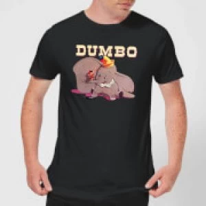 Image of Disney Dumbo Timothy's Trombone Mens T-Shirt - Black