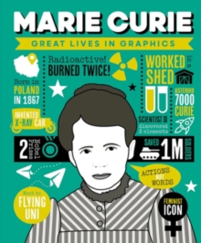 Image of Great Lives in Graphics: Marie Curie Hardback