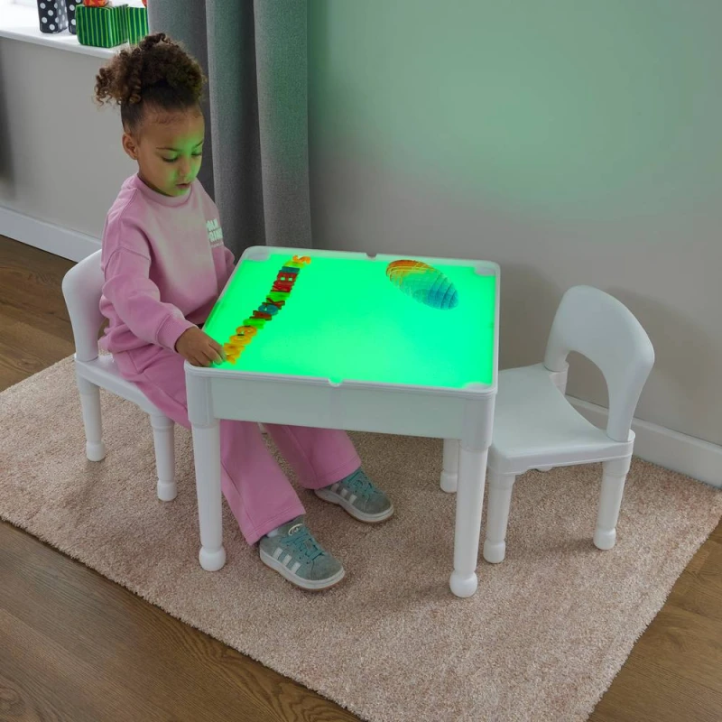 Image of Early Years Light Table and Chairs Set