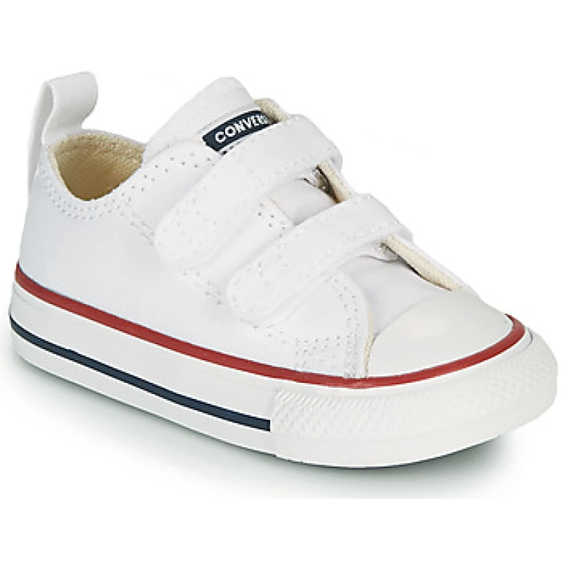 Image of Converse CHUCK TAYLOR ALL STAR 2V FOUNDATION OX boys's Children's Shoes (Trainers) in White