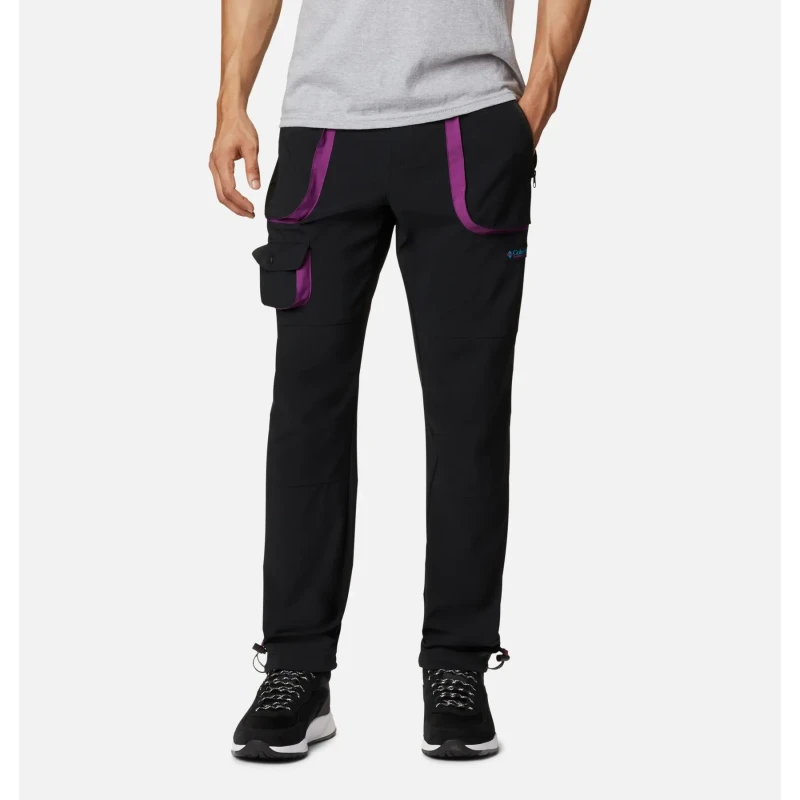 Image of Trousers Columbia Powder Keg Stretch Cargo Noir Male 54 Standard