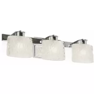 Image of Loops - IP44 3 Bulb Wall Light Sconce Polished Chrome LED G9 3.5W Bulb d02341