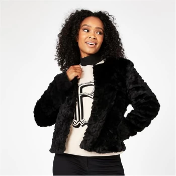 Image of Biba BIBA Faux Fur Jacket - Black