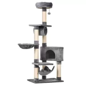 Image of PawHut All-in-One Cat Tree Activity Centre