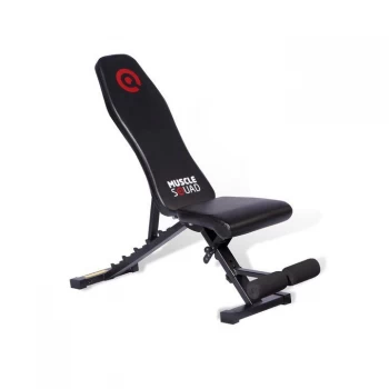 Image of MuscleSquad Folding Dumbbell Bench - Bench Only