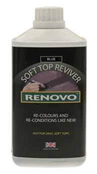 Image of Soft Top Reviver - Blue - 500ml RHRBLU5001123 RENOVO