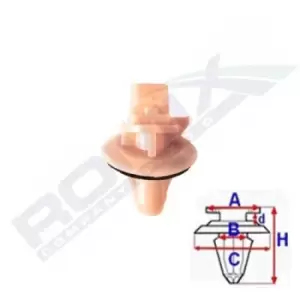 Image of ROMIX Clip C70522 TOYOTA,LEXUS,LAND CRUISER (KDJ12_, GRJ12_),GX I (J120)