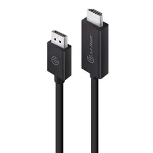 Image of ALOGIC DisplayPort to HDMI Cable, Supports 1080p Full HD Video - 1M