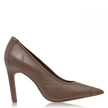 Image of Reiss Lowri Court Shoes - Mid Grey