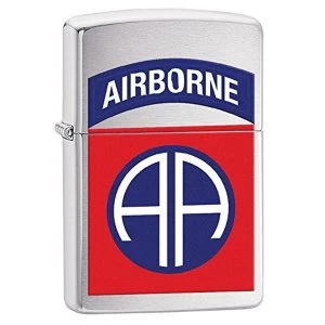Image of Zippo U.S. Army 82nd Airborne Brushed Chrome