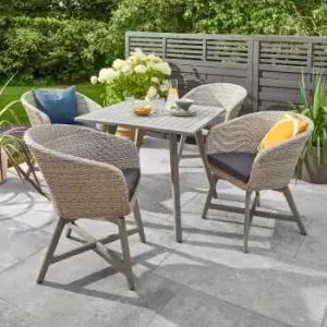 Image of Norfolk Leisure Chedworth Outdoor Dining Set - Grey