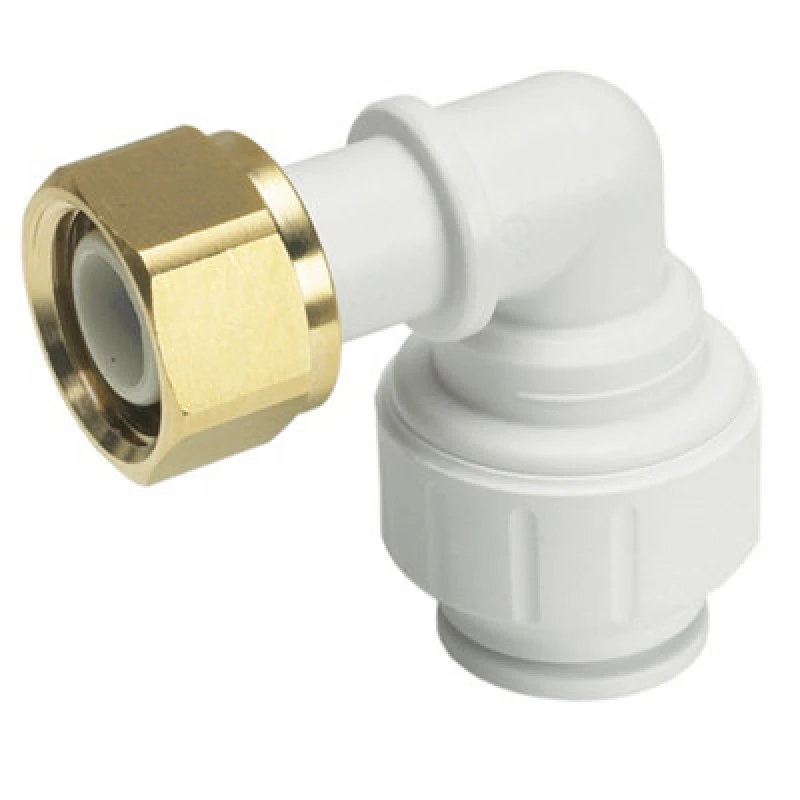 Image of JOHN GUEST SPEEDFIT John Guest Speedfit Bent Tap Connector 15mm X 1/2" (Pack of 5) 606232