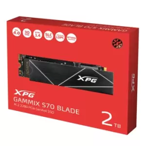 Image of ADATA 2TB XPG GAMMIX S70 Blade M.2 2280 PCIe 4.0 NVMe Solid State Drive