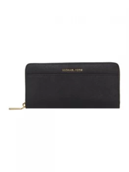 Image of Michael Kors Jetset travel zip around purse Black
