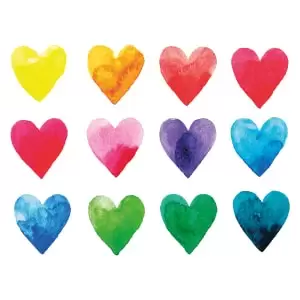 Image of Origin Murals Colour My Heart Multi Wall Mural - 3.5m x 2.8m