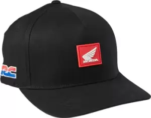 Image of FOX Honda Wing Flexfit Cap, black, Size L XL, black, Size L XL