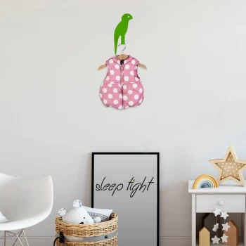 Image of Parrot - Green Green Metal Wall Hook