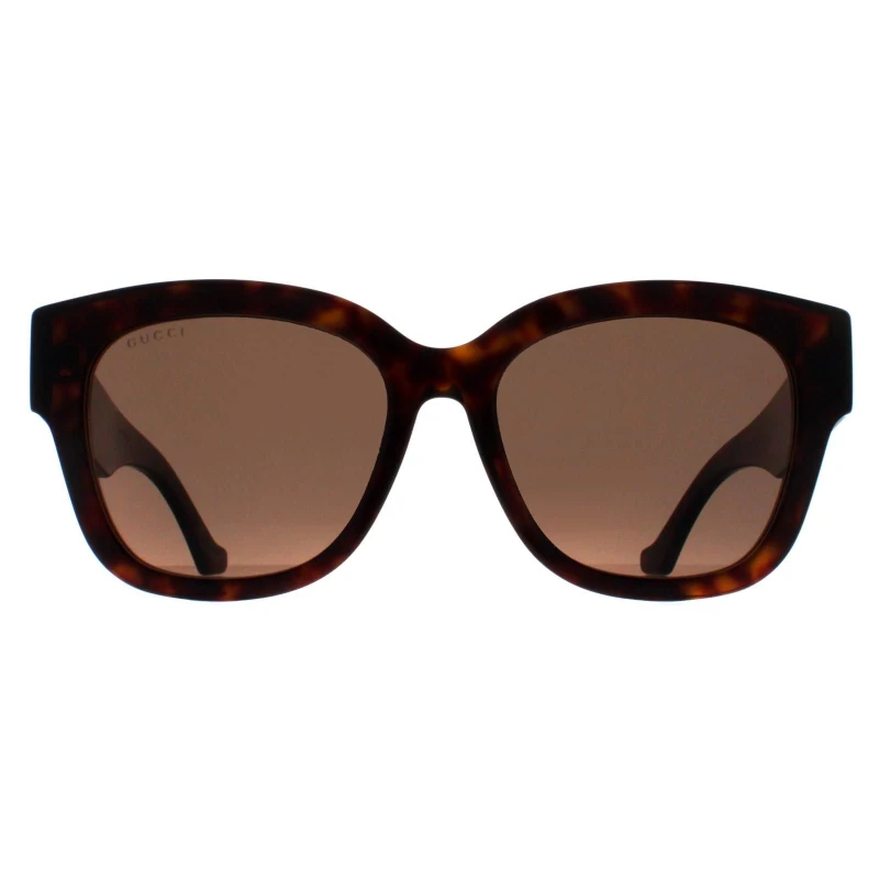 Image of Gucci Butterfly Havana Brown GG1550SK Brown female