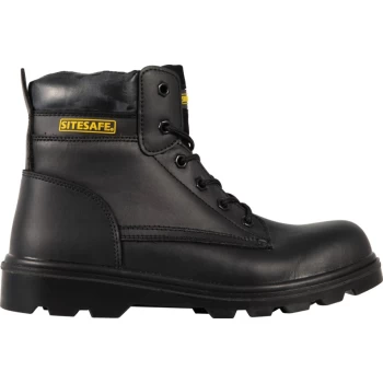 Image of Black Trucker Safety Boots - Size 9