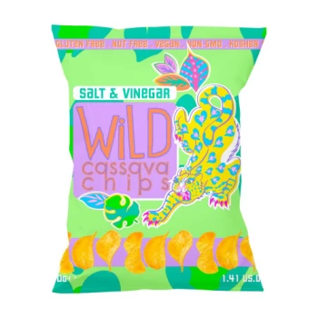 Image of Wild Cassava Salt & Vinegar Cassava Chips - 40g x 12 (Case of 1)